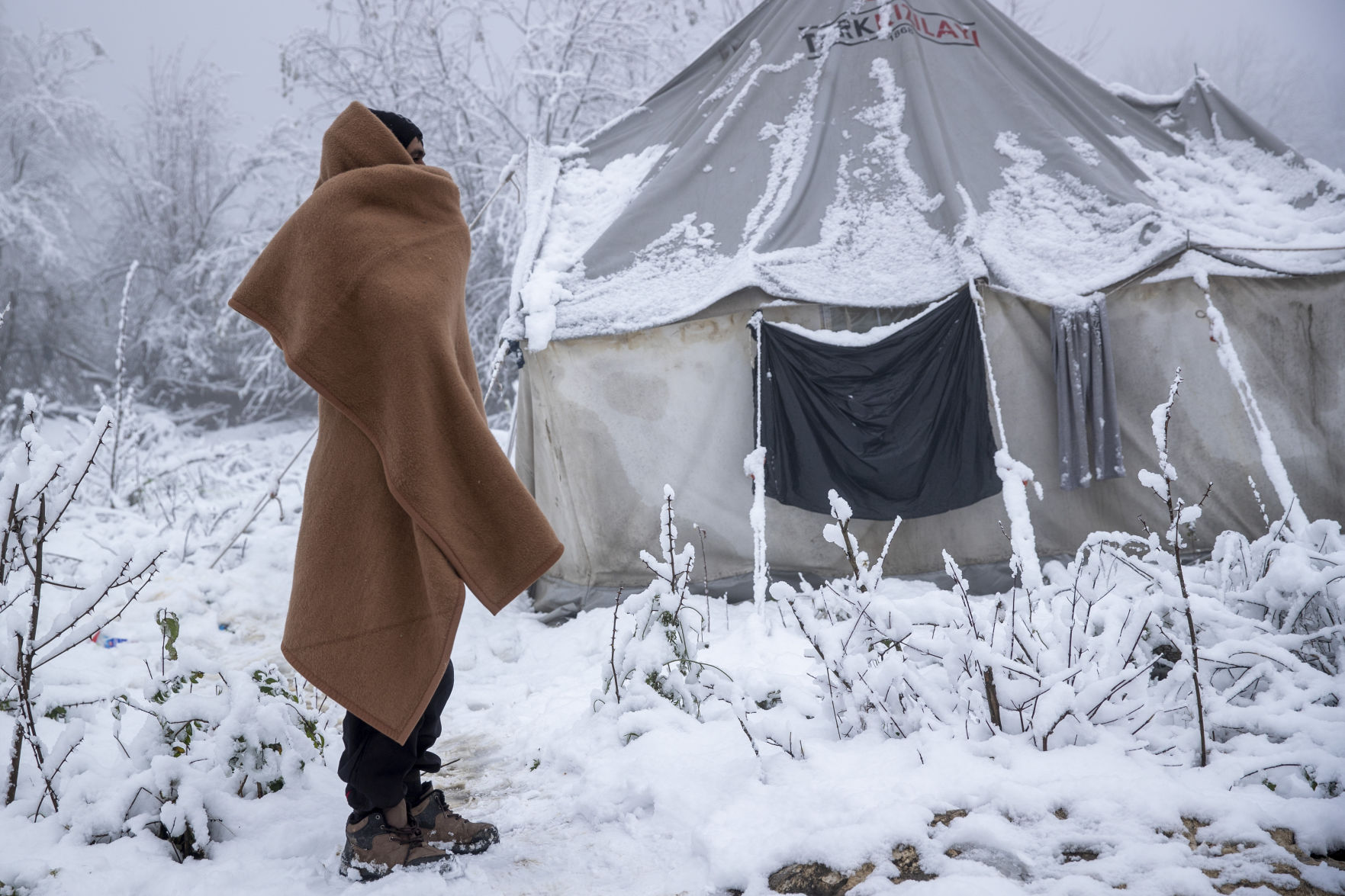 APTOPIX Bosnia Migrants